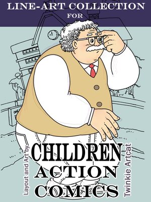 cover image of Line-Art Collection For Children Action Comics